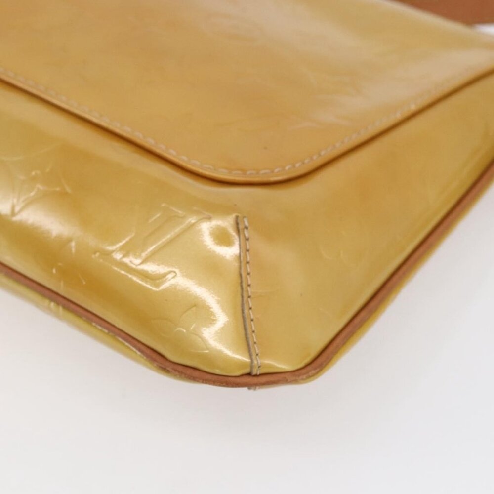 Authentic LOUIS VUITTON Monogram Vernis Thompson Street Bag Beige M91301 LV - Picture 8 of 16